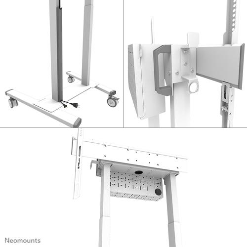 Neomounts FL55-875WH1 TV trolley 55-100" - gemotoriseerd - TÜV - Image 2