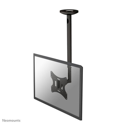 Neomounts FPMA-C060BLACK Monitor/TV-beugel plafond 10-40" - h 60-85 cm - Image 1