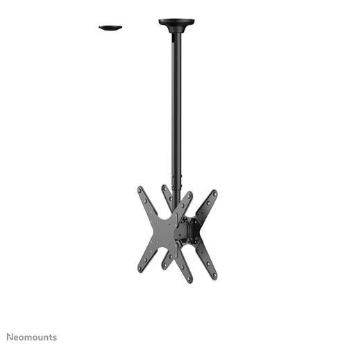 Neomounts FPMA-C340DBLACK Dual monitor/TV-beugel plafond 32-75" - h 106-156 cm - Image 7
