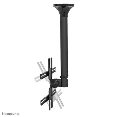 Neomounts FPMA-C400BLACK Monitor/TV-beugel plafond 32-60" - h 64-104 cm - Image 5