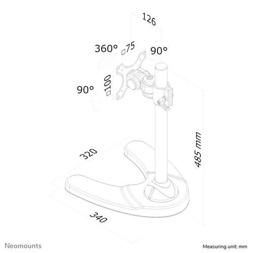 Neomounts FPMA-D700 Monitorstandaard 10-30 - Image 6