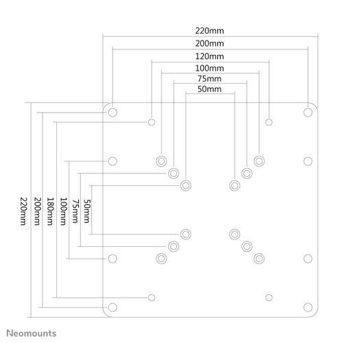 Neomounts FPMA-VESA200 VESA-adapter 22-42 - Image 9