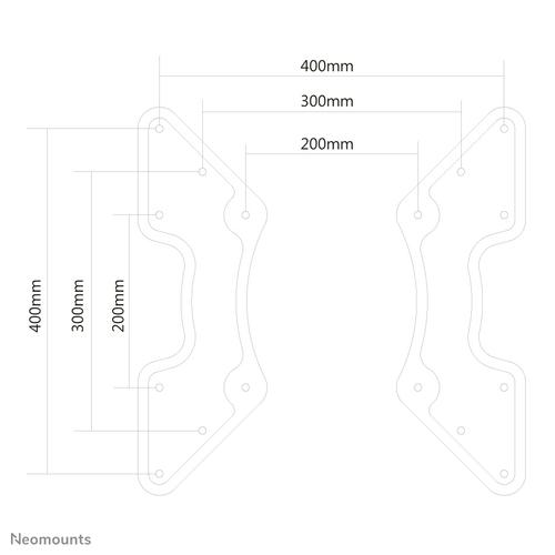 Neomounts FPMA-VESA440 VESA-adapter 27-60 - Image 2