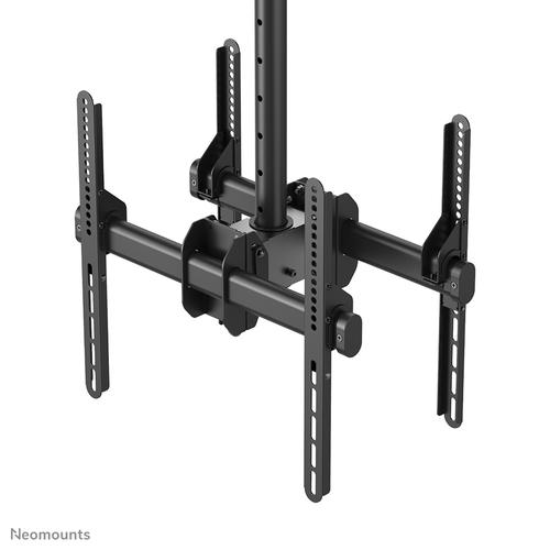 Neomounts NM-C440DBLACK Dual monitor/TV-beugel plafond 32-60" - h 56-91 cm - Image 8