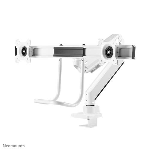 Neomounts NM-D775DXWHITE Monitorarm 10-32" - gasveer - Topfix - 180°-stop - Image 9