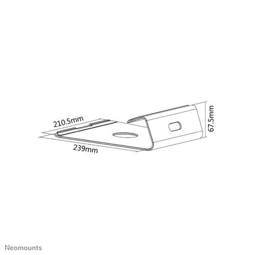 Neomounts NSLS025 Laptopstandaard 10-17" - universeel - Image 8