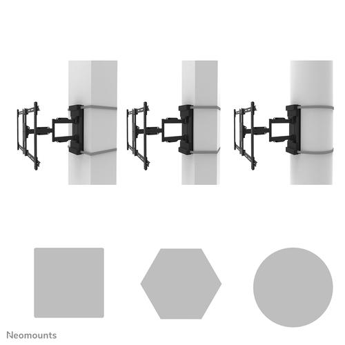 Neomounts WL40S-910BL16 TV-pilaarsteun 40-70" - full motion - diam. 25-100 cm - Image 2