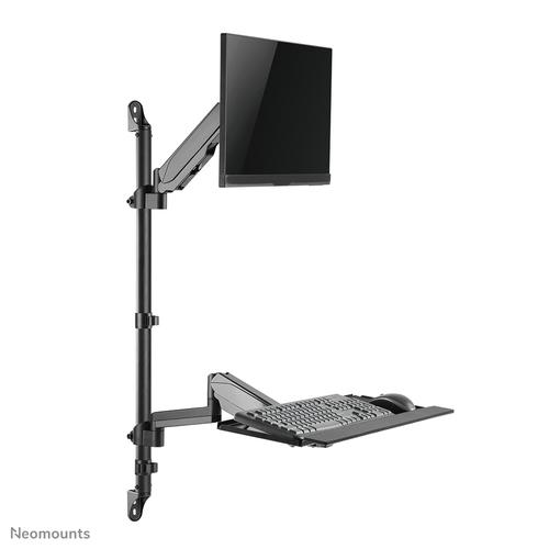 Neomounts WL90-325BL1 Zit-sta werkstation wand 17-32" - gasveer - Image 3