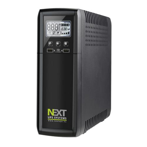 NEXT UPS Systems Mint+ UPS Line-interactive 1,2 kVA 720 W 4 AC-uitgang(en)