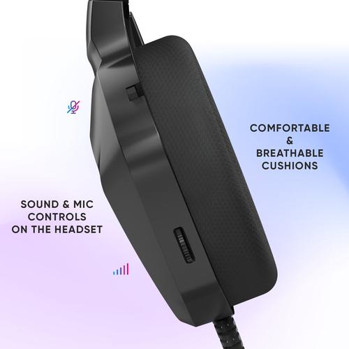 Oniverse Meteor Headset Bedraad Hoofdband Gamen Zwart - Image 6