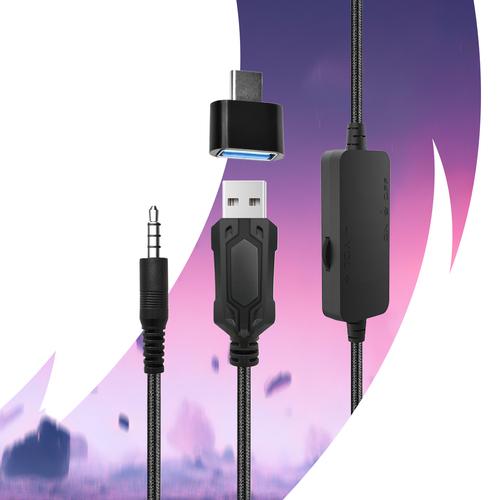 Oniverse Nebula Headset Bedraad Hoofdband Gamen USB Type-A Camouflage - Image 4