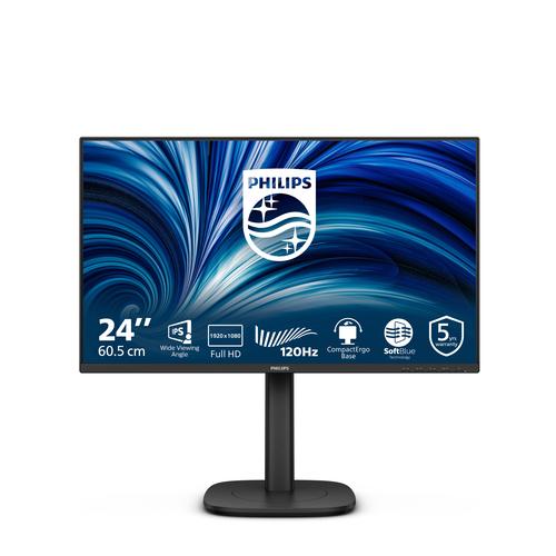 Philips 3000 series 24B2N3200J/00 computer monitor 60,5 cm (23.8") 1920 x 1080 Pixels Full HD LCD Zwart - Image 1