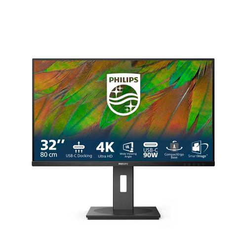 Philips 3000 series 32B1U3900/00 computer monitor 80 cm (31.5") 3840 x 2160 Pixels 4K Ultra HD LCD Zwart - Image 1