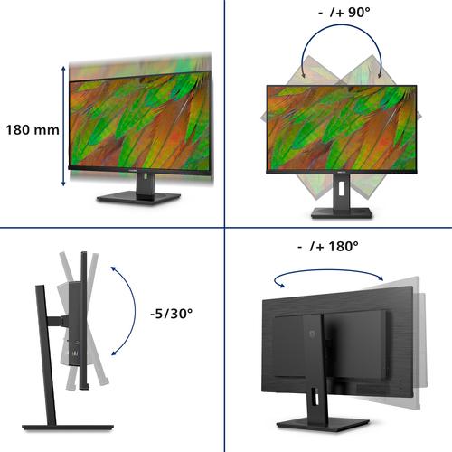 Philips 3000 series 32B1U3900/00 computer monitor 80 cm (31.5") 3840 x 2160 Pixels 4K Ultra HD LCD Zwart - Image 6