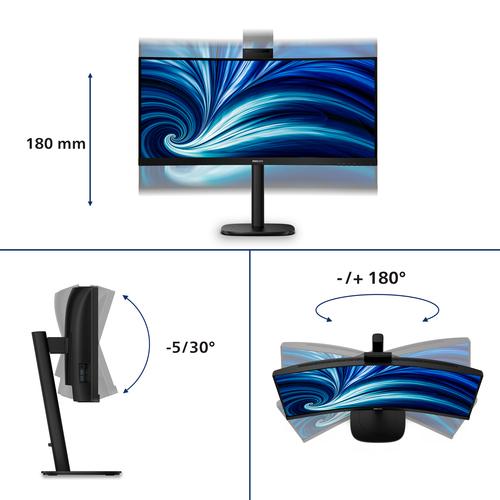 Philips 3000 series 34B2U3600CH/00 computer monitor 86,4 cm (34") 3440 x 1440 Pixels Wide Quad HD LCD Zwart - Image 9