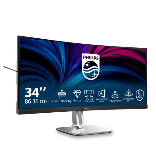 Philips 5000 series 34B2U5600C/00 computer monitor 86,4 cm (34") 3440 x 1440 Pixels Dual QHD LCD Grijs - Image 8