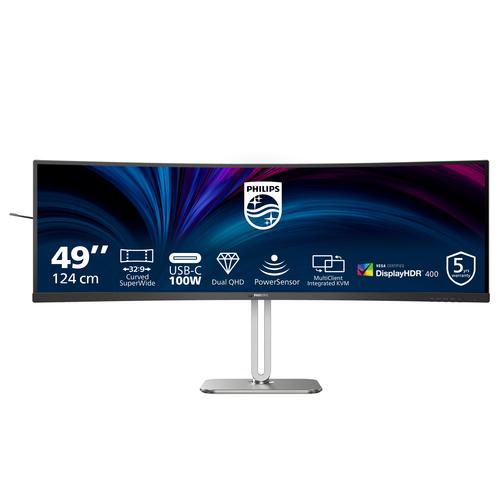 Philips 5000 series 49B2U5900C/00 computer monitor 124 cm (48.8") 5120 x 1440 Pixels Dual QHD LCD Zwart - Image 1