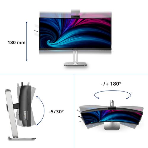 Philips 6000 series 34B2U6603CH/00 computer monitor 86,4 cm (34") 3440 x 1440 Pixels Wide Quad HD LCD Grijs - Image 10