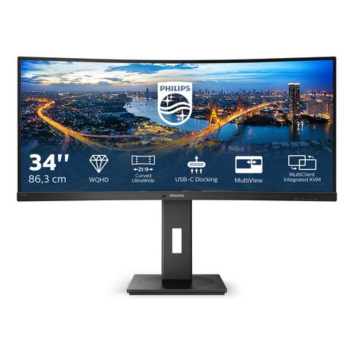 Philips B Line 346B1C/00 computer monitor 86,4 cm (34") 3440 x 1440 Pixels Quad HD LCD Zwart - Image 5