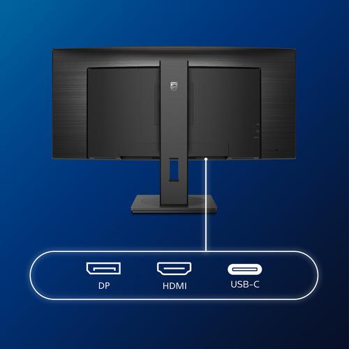 Philips B Line 346B1C/00 computer monitor 86,4 cm (34") 3440 x 1440 Pixels Quad HD LCD Zwart - Image 6