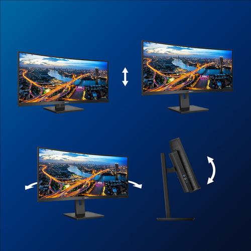 Philips B Line 346B1C/00 computer monitor 86,4 cm (34") 3440 x 1440 Pixels Quad HD LCD Zwart - Image 8