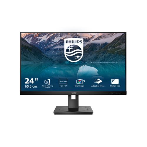 Philips S Line 242S9JML/00 computer monitor 61 cm (24") 1920 x 1080 Pixels Full HD LCD Zwart - Image 1