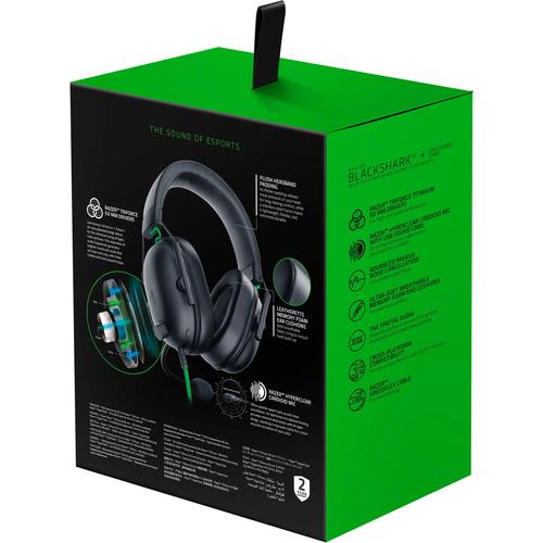 Razer Blackshark V2 X Headset Bedraad Hoofdband Gamen Zwart, Groen - Image 7