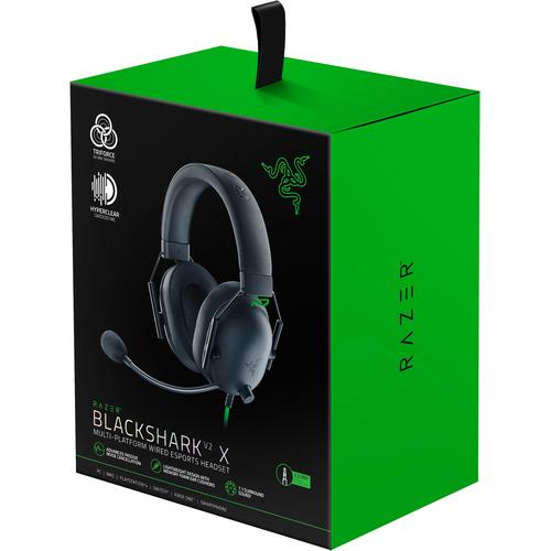 Razer Blackshark V2 X Headset Bedraad Hoofdband Gamen Zwart, Groen - Image 8