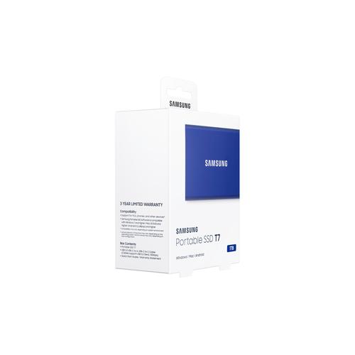 Samsung Portable SSD T7 1 TB USB Type-C 3.2 Gen 2 (3.1 Gen 2) Blauw - Image 2