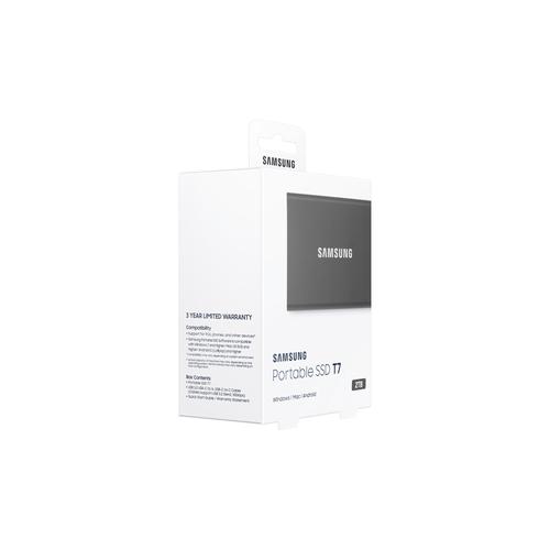 Samsung Portable SSD T7 2 TB USB Type-C 3.2 Gen 2 (3.1 Gen 2) Grijs - Image 2