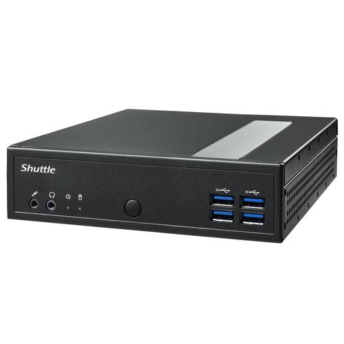 Shuttle XPC Slim System DL3000EP, Intel N100, Win10 IoT, 8GB RAM, 128GB SSD M.2 (NVMe), 2x LAN (2x 2.5Gbit), 2xCOM, 1xHDMI, 1xDP, 1x VGA, ventilatorloos , 24/7 permanent gebruik - Image 1