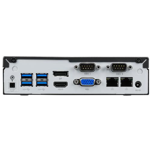 Shuttle XPC Slim System DL3000EP, Intel N100, Win10 IoT, 8GB RAM, 128GB SSD M.2 (NVMe), 2x LAN (2x 2.5Gbit), 2xCOM, 1xHDMI, 1xDP, 1x VGA, ventilatorloos , 24/7 permanent gebruik - Image 3