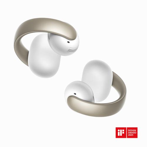Soundcore Aeroclip Headset True Wireless Stereo (TWS) Open-ear Gesprekken/Muziek/Sport/Elke dag Bluetooth Champagne, Wit - Image 1