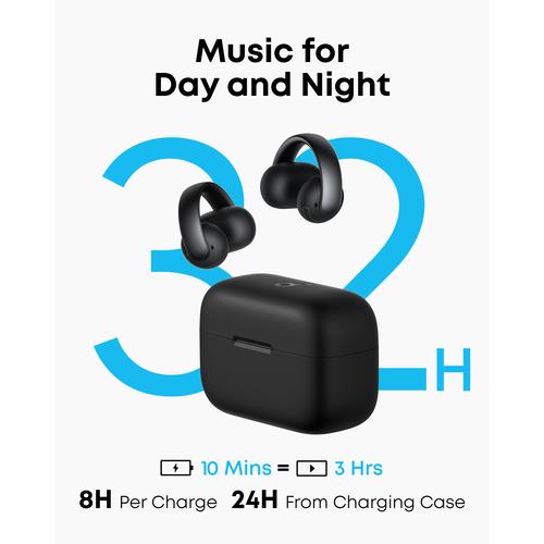 Soundcore Aeroclip Headset True Wireless Stereo (TWS) In-ear Gesprekken/Muziek/Sport/Elke dag Bluetooth Zwart - Image 7