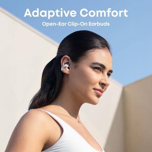 Soundcore Aeroclip Headset True Wireless Stereo (TWS) Open-ear Gesprekken/Muziek/Sport/Elke dag Bluetooth Champagne, Wit - Image 2