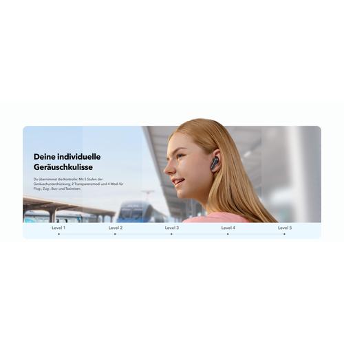 Soundcore Liberty 4 NC Hoofdtelefoons Draadloos In-ear Oproepen/muziek Bluetooth Zwart - Image 8