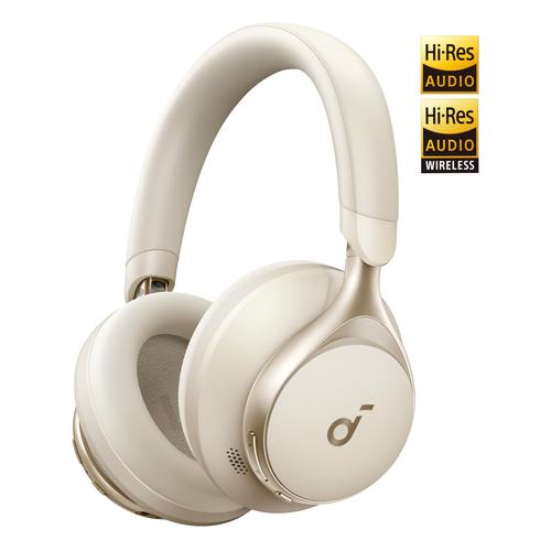 Soundcore Space One Headset Bedraad en draadloos Hoofdband Oproepen/muziek Bluetooth Crème - Image 3