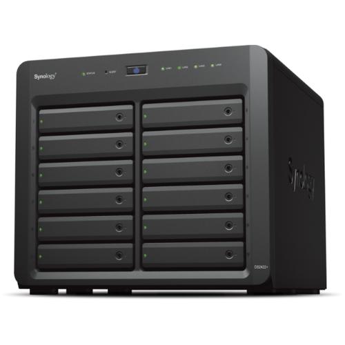 Synology DiskStation DS2422+ data-opslag-server NAS Tower Ryzen Embedded V1500B 4 GB DDR4 0 TB DiskStation Manager Zwart