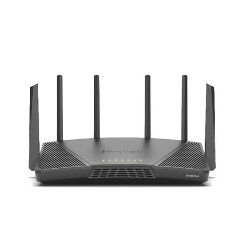 Synology RT6600ax Router WiFi6 1xWAN 3xGbE 1x2.5Gb draadloze router Tri-band (2.4 GHz / 5 GHz / 5 GHz) Zwart - Image 1