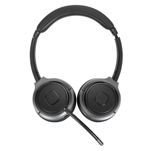 Targus AEH104GL hoofdtelefoon/headset Bedraad en draadloos Hoofdband Oproepen/muziek USB Type-C Bluetooth Zwart - Image 1