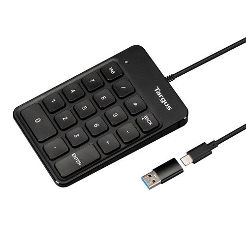 Targus AKP13GL numeriek toetsenbord Universeel USB Zwart - Image 1