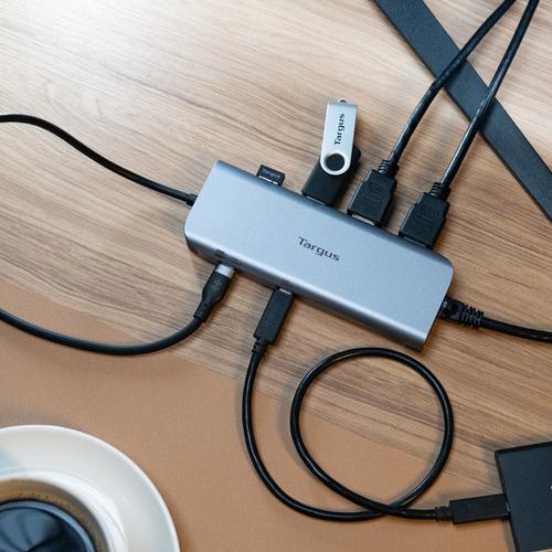 Targus DOCK427GL laptop dock & poortreplicator Bedraad USB 3.2 Gen 2 (3.1 Gen 2) Type-C Grijs - Image 2