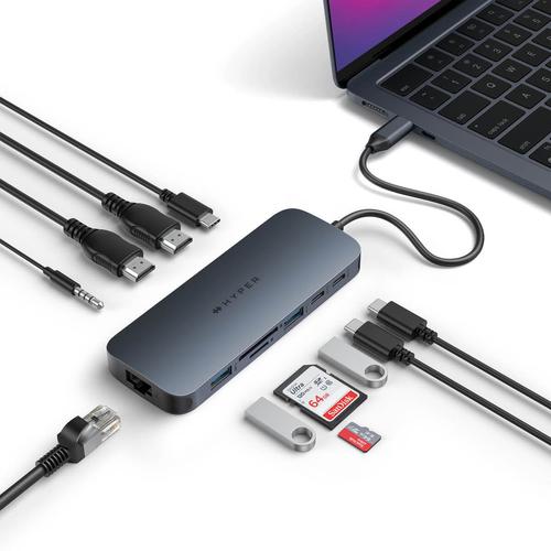 Targus HD4006GL laptop dock & poortreplicator USB 3.2 Gen 2 (3.1 Gen 2) Type-C Zwart - Image 2