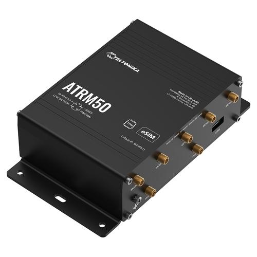 Teltonika ATRM50 5G Router for Transportation, Ultra-High Cellular Speeds, M12 CONNECTORS, DUAL SIM & eSIM, EN 45545-2 and EN 50155, PSU not included draadloze router Gigabit Ethernet Dual-band (2.4 GHz / 5 GHz) Zwart - Image 8