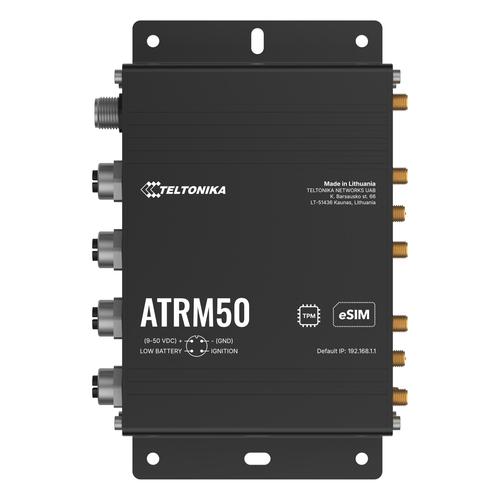 Teltonika ATRM50 5G Router for Transportation, Ultra-High Cellular Speeds, M12 CONNECTORS, DUAL SIM & eSIM, EN 45545-2 and EN 50155, PSU not included draadloze router Gigabit Ethernet Dual-band (2.4 GHz / 5 GHz) Zwart - Image 9