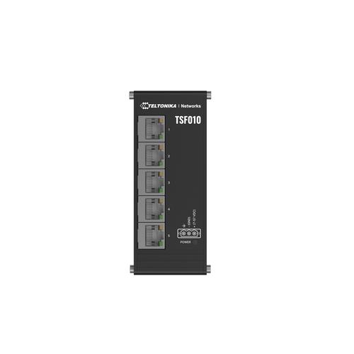 Teltonika NETWORKS TSF010 Flat Ethernet Switch Unmanaged Fast Ethernet (10/100) DIN rail Zwart - Image 3