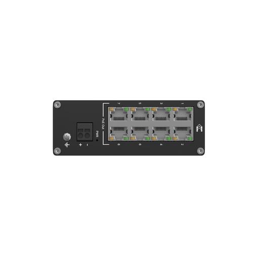 Teltonika NETWORKS TSW040 8-Port PoE+ Switch Unmanaged Fast Ethernet (10/100) Power over Ethernet (PoE) Zwart - Image 2