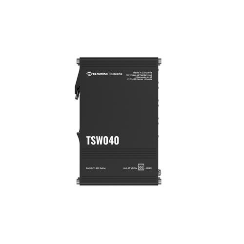 Teltonika NETWORKS TSW040 8-Port PoE+ Switch Unmanaged Fast Ethernet (10/100) Power over Ethernet (PoE) Zwart - Image 6