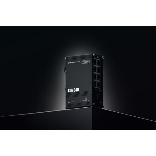 Teltonika NETWORKS TSW040 8-Port PoE+ Switch Unmanaged Fast Ethernet (10/100) Power over Ethernet (PoE) Zwart - Image 8