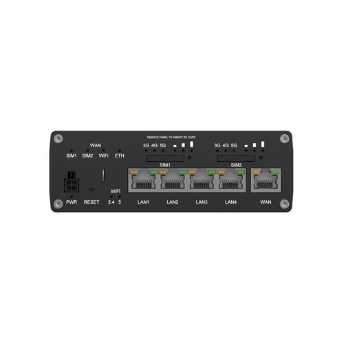 Teltonika RUTM52100000 draadloze router Gigabit Ethernet Dual-band (2.4 GHz / 5 GHz) 5G Zwart - Image 3